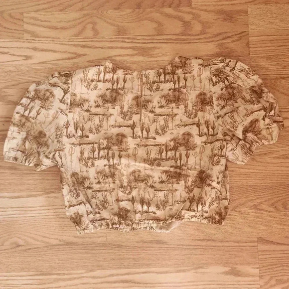 NWOT Cami NYC Flor Crop in Desert, Size Large - Picture 5 of 8